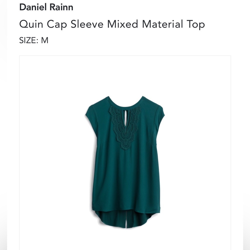 Daniel Rainn cap sleeved blouse